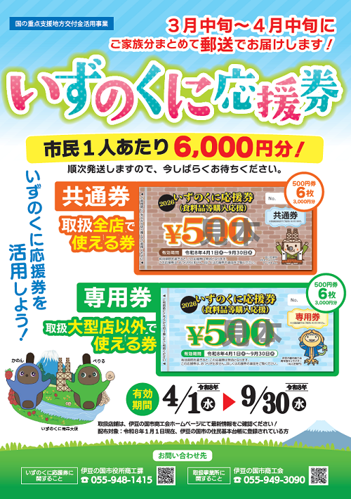 いずのくに応援券